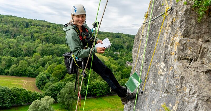 Sarane in de rots bij Freyr